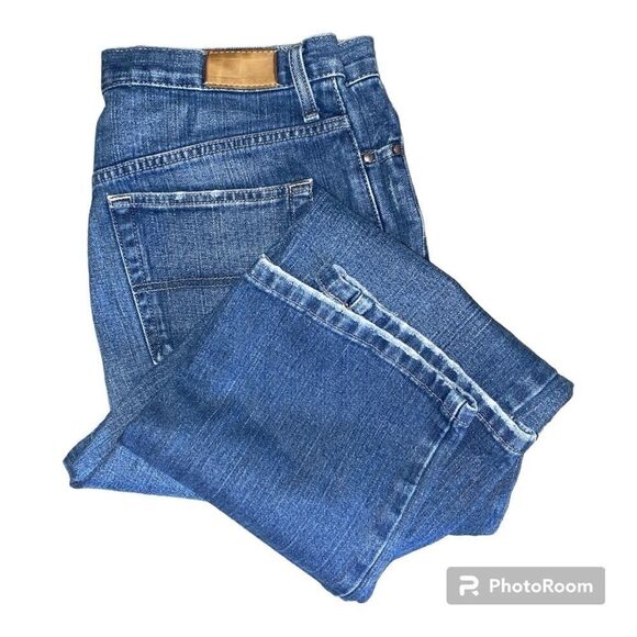 Tommy Hilfiger Boyfriend Jeans Distressed Blue 12 Long - Picture 8 of 8